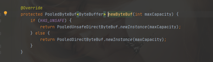 DirectArena.newByteBuf方法实现